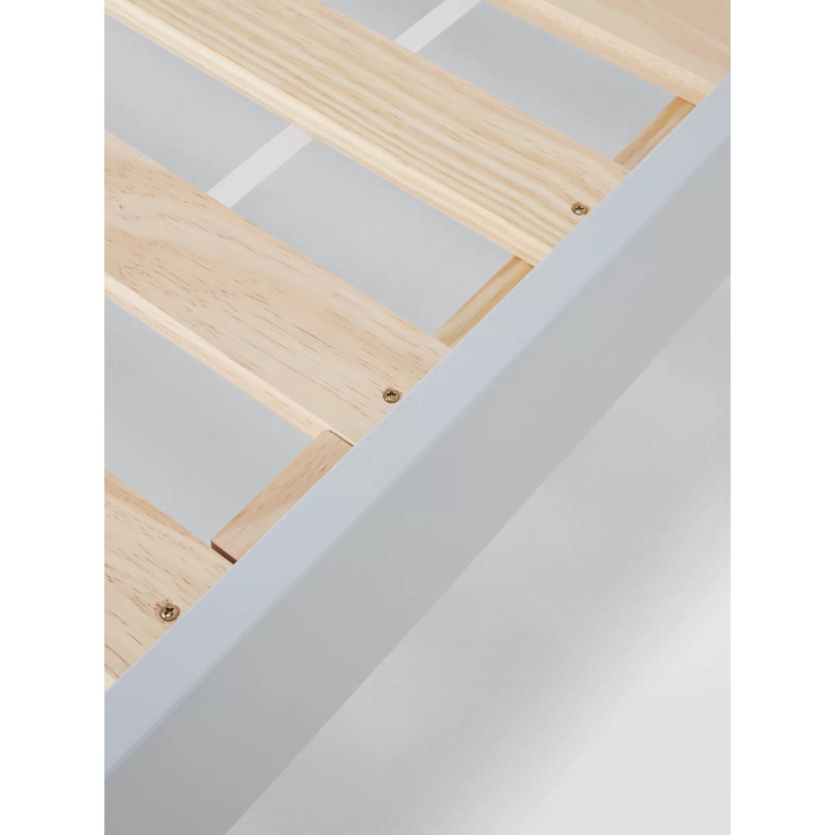 John Lewis Spindle Bed Frame, Single, Grey, Seconds – image 7
