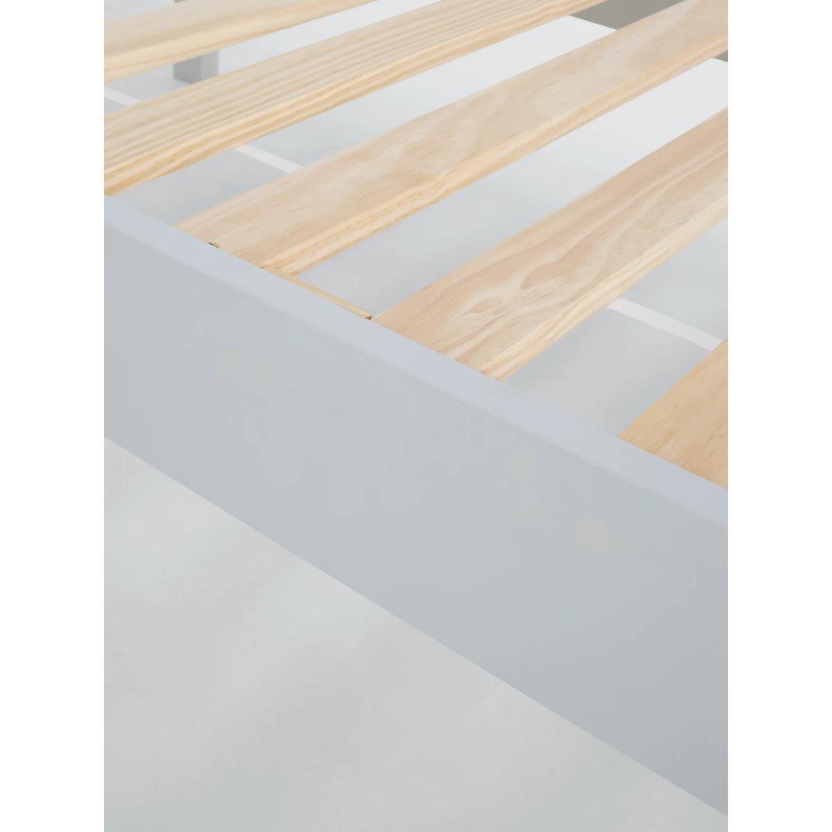 John Lewis Spindle Bed Frame, Single, Grey, Seconds – image 8