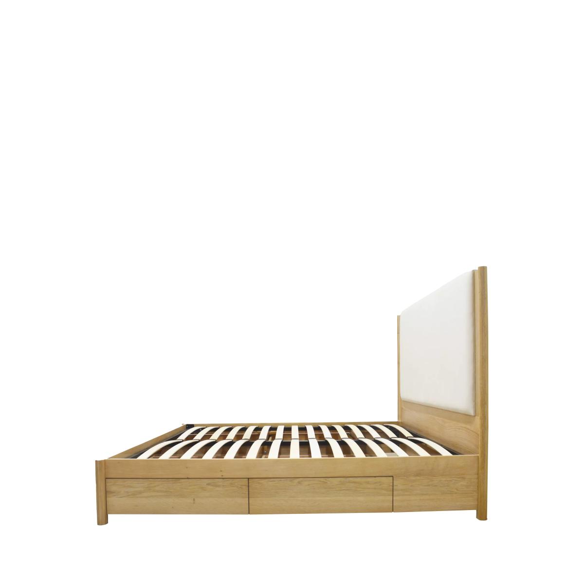 John Lewis Rest 4 Drawer Bed Frame, Super King Size, Natural Wood – image 2