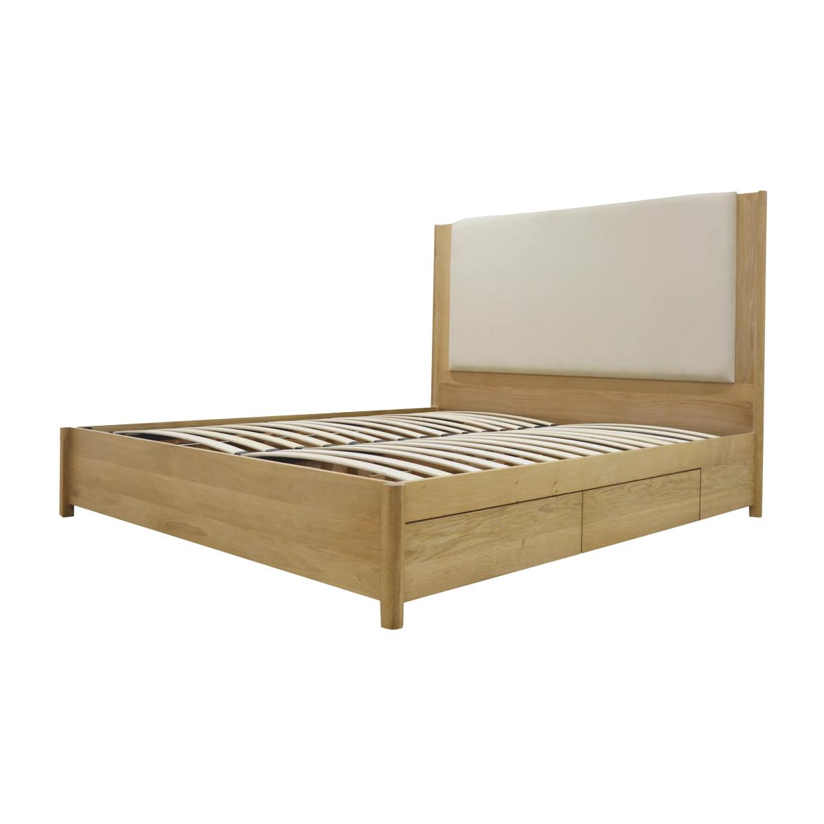 John Lewis Rest 4 Drawer Bed Frame, Super King Size, Natural Wood – image 1