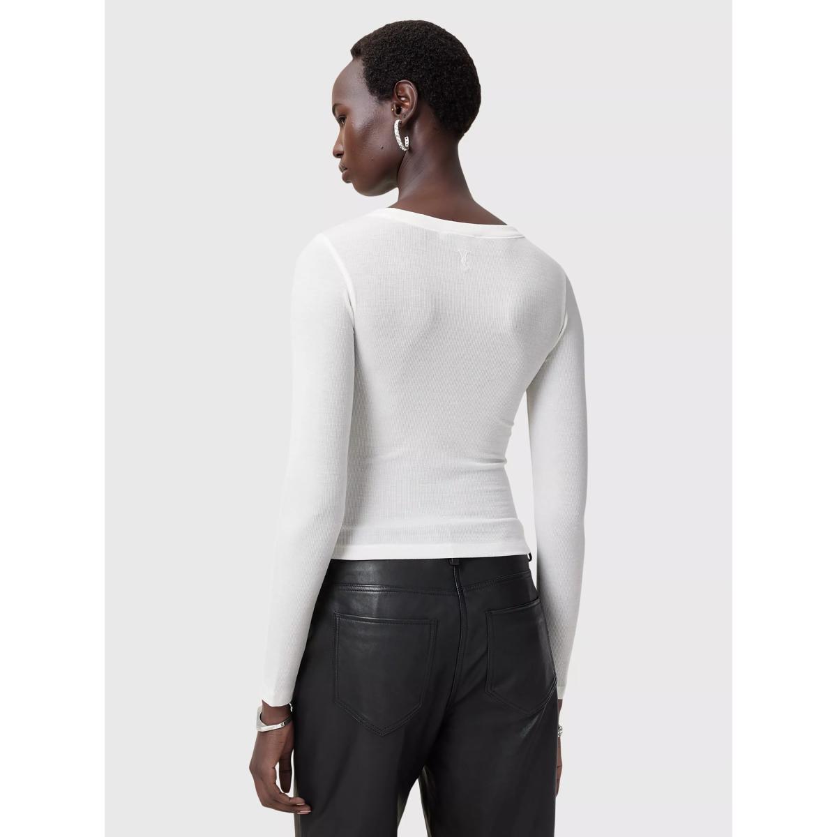AllSaints Bed Ruched Top, White – image 2