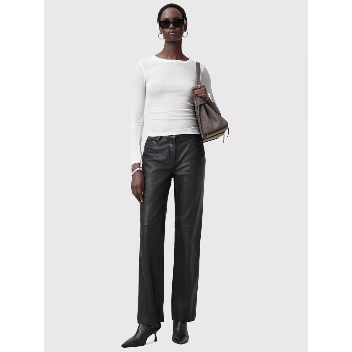 AllSaints Bed Ruched Top, White – image 6