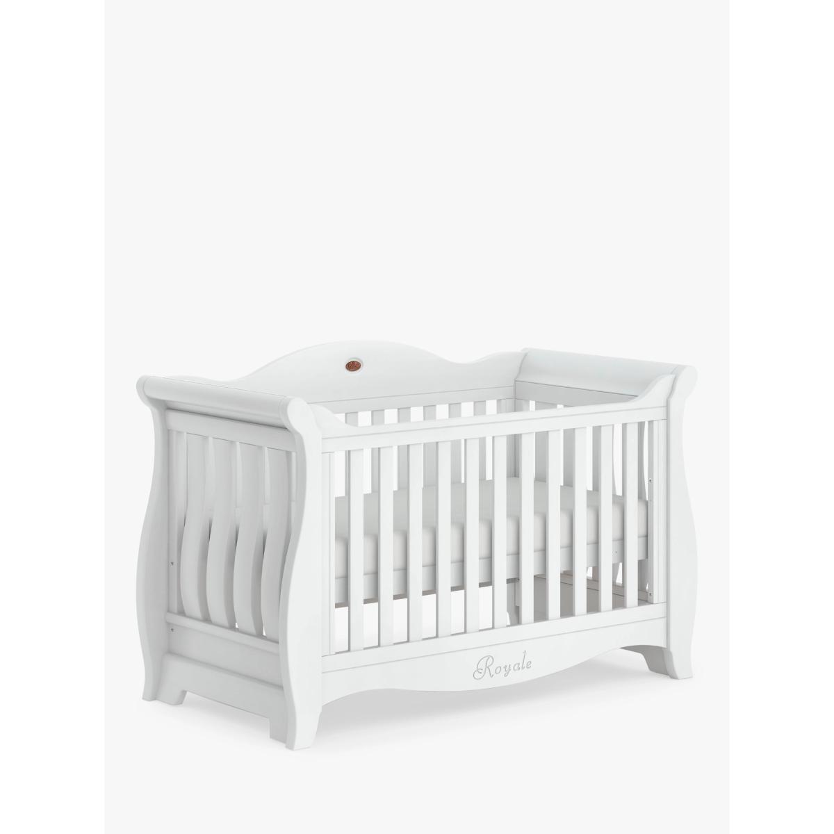 Boori Sleigh Royale Cotbed and Sleigh 3 Drawer Chest, White – image 6