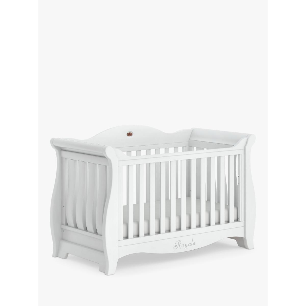 Boori Sleigh Royale Cotbed and Sleigh 3 Drawer Chest, White – image 7