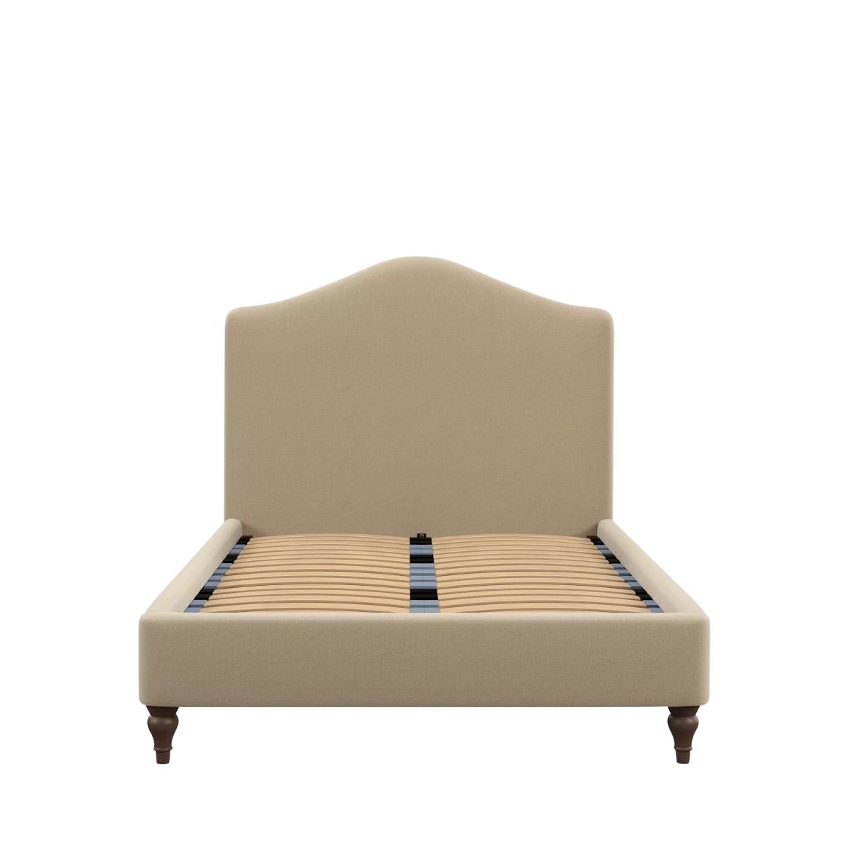 John Lewis Alice Bed Frame, King Size, Soft Weave Beige – image 3
