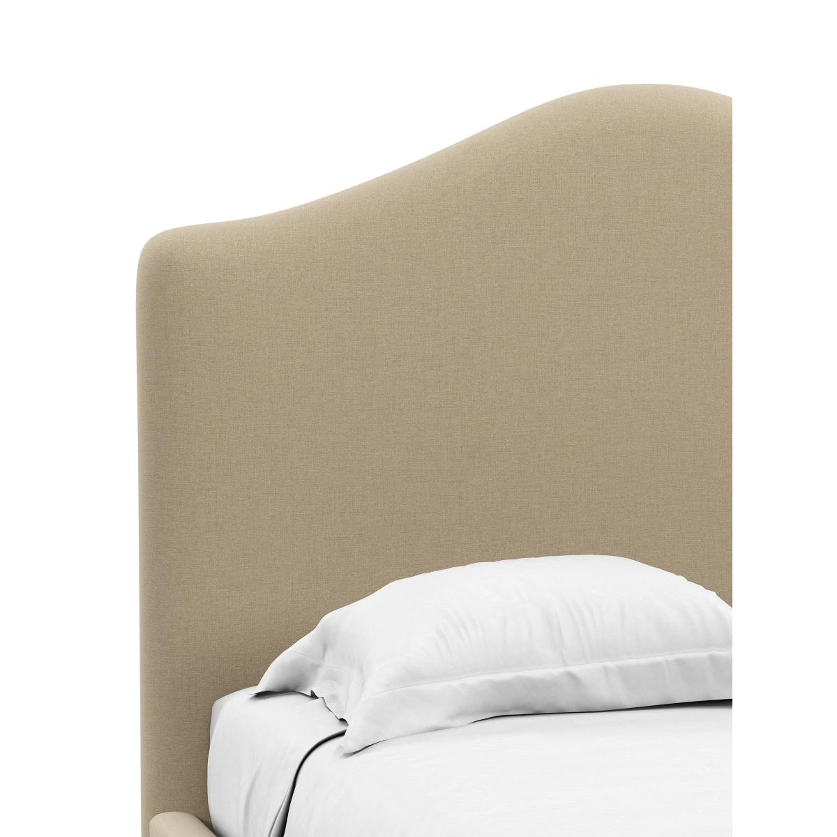 John Lewis Alice Bed Frame, King Size, Soft Weave Beige – image 4