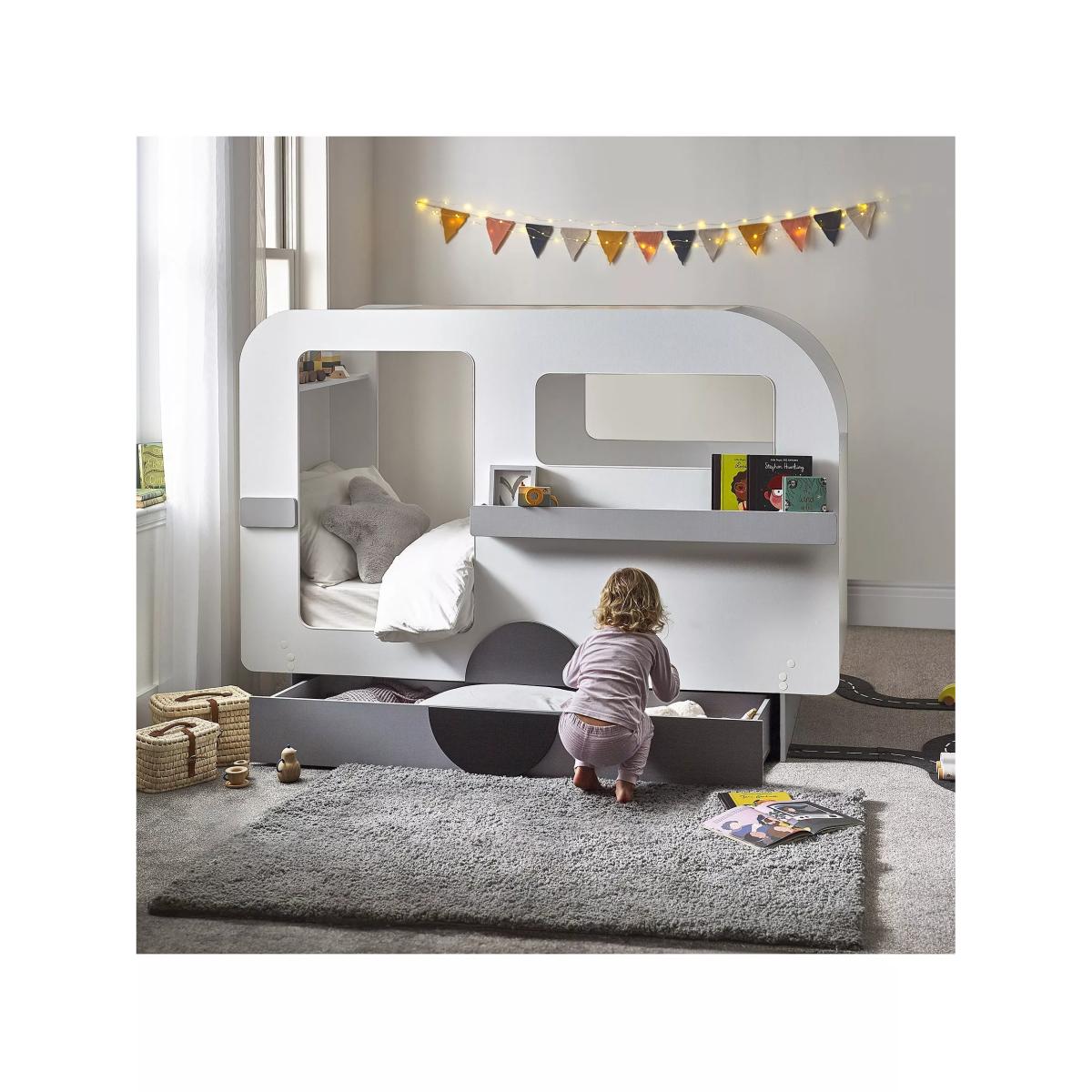 Julian Bowen Tourer Caravan Bed Frame, White – image 3