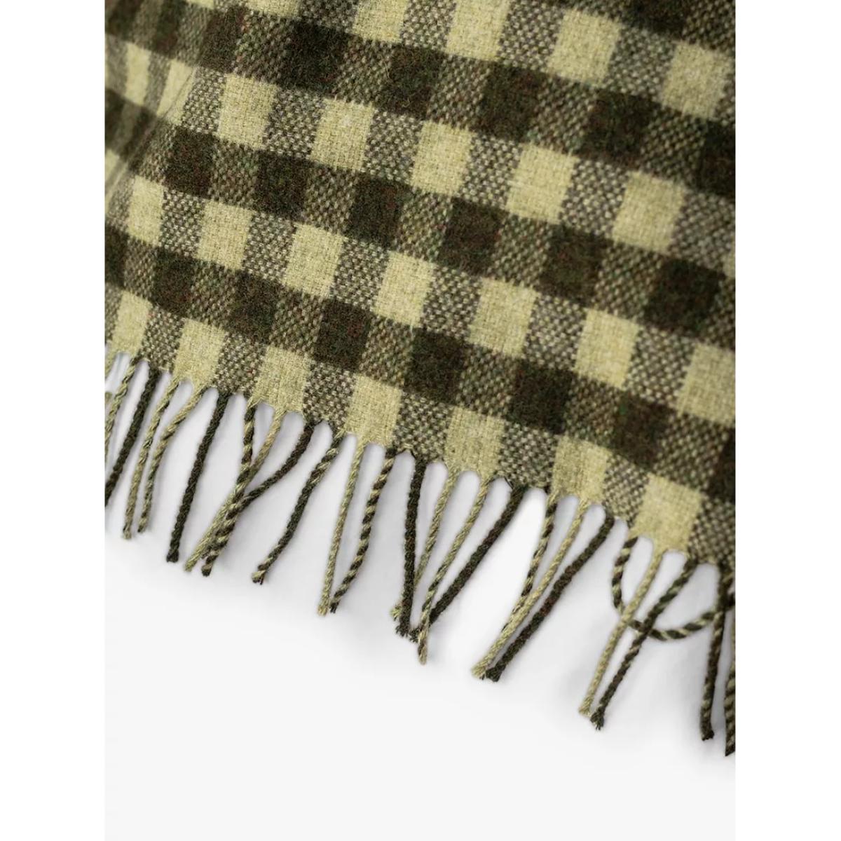 Piglet in Bed Gingham Wool Blanket – image 7