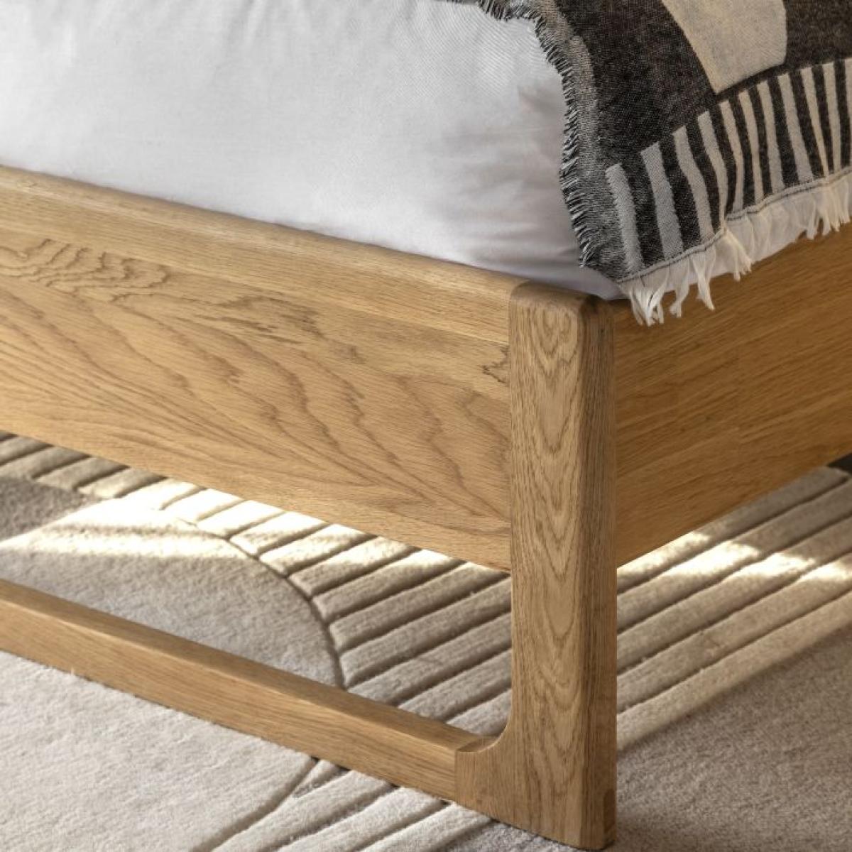 Craft Oak King Size Bed - Natural – image 2