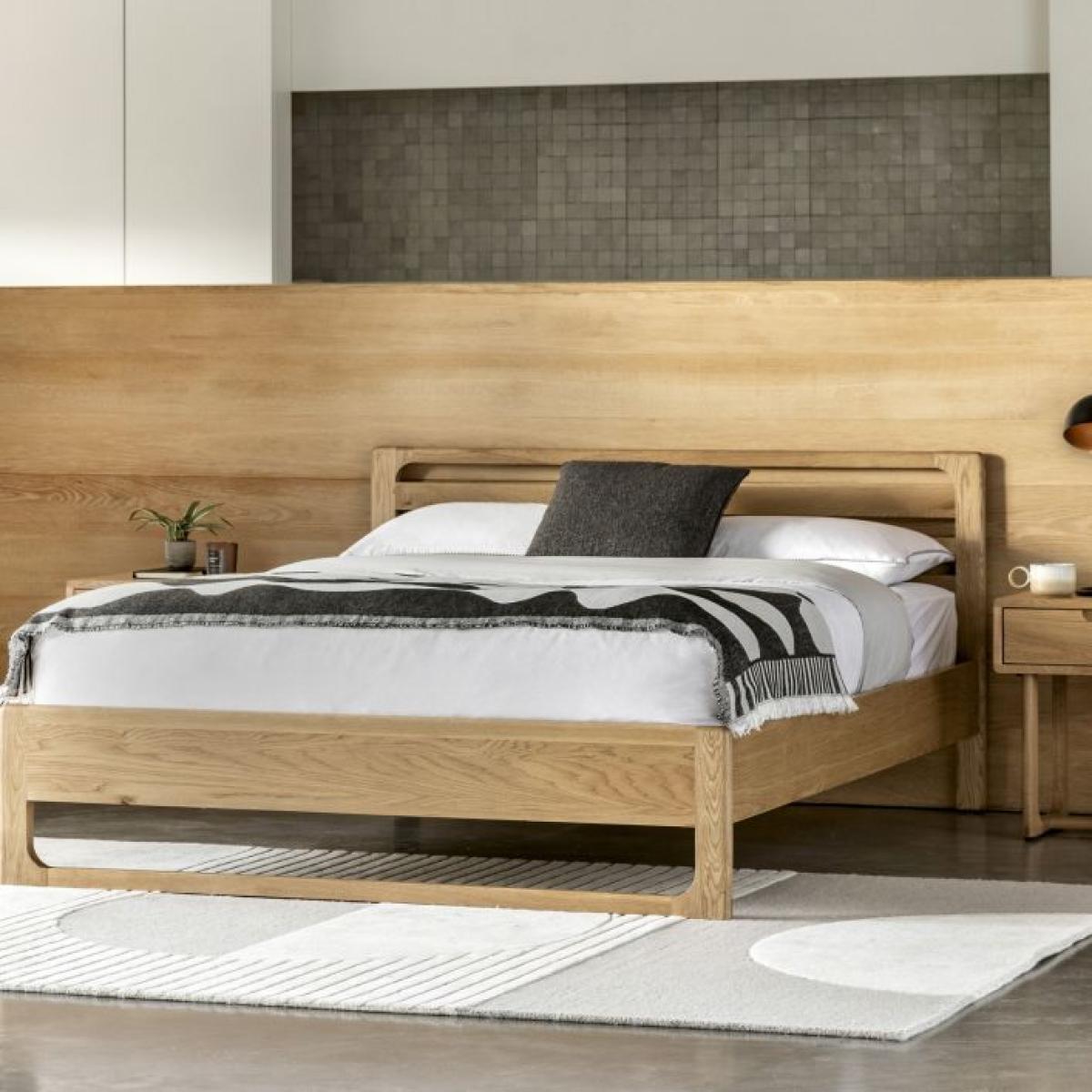 Craft Oak King Size Bed - Natural – image 1