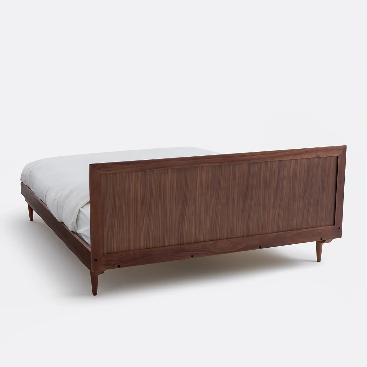 Quilda Walnut/Walnut Veneer Bed + Bed Base – image 5
