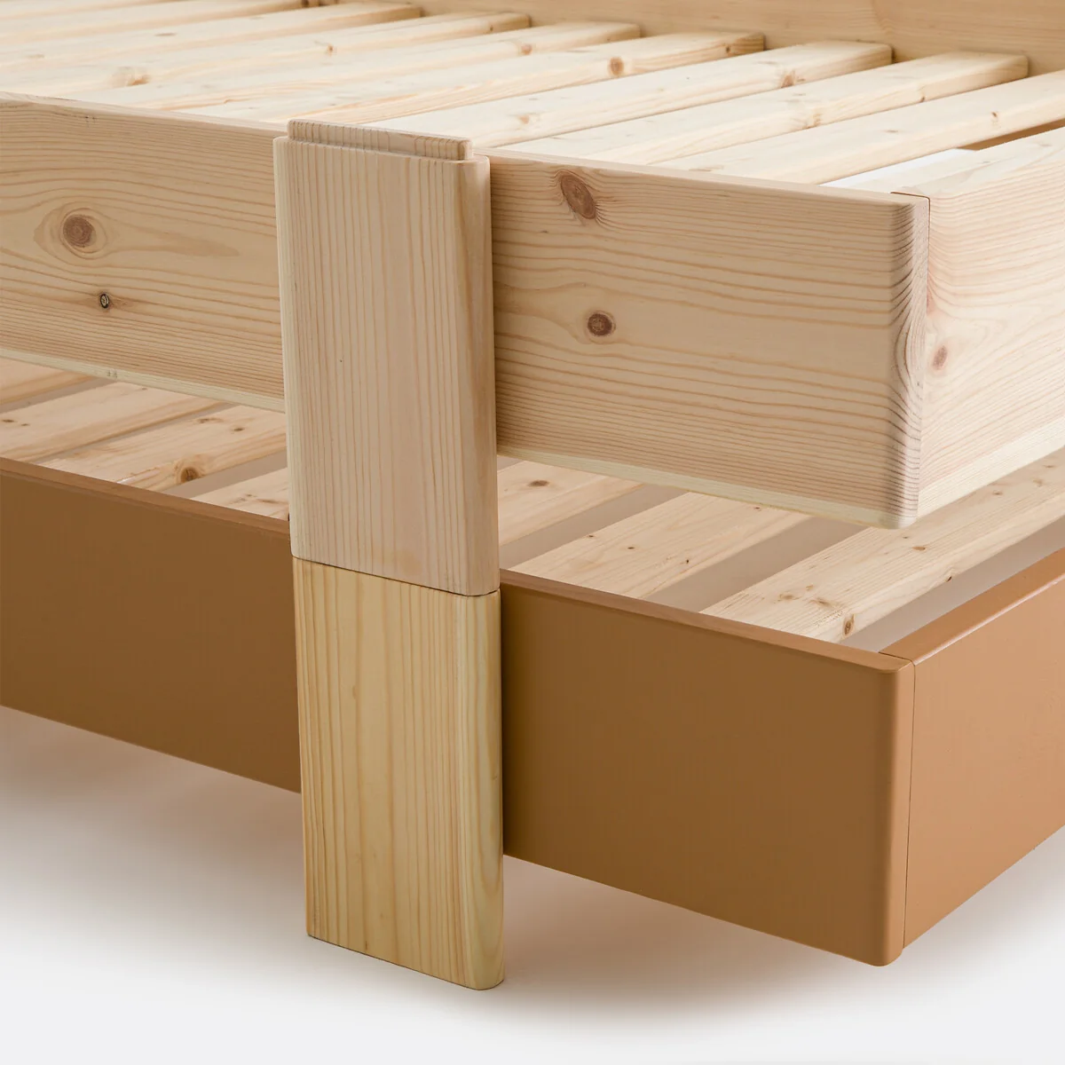Pyla Solid Pine Stackable Bed with Bed Base – image 5