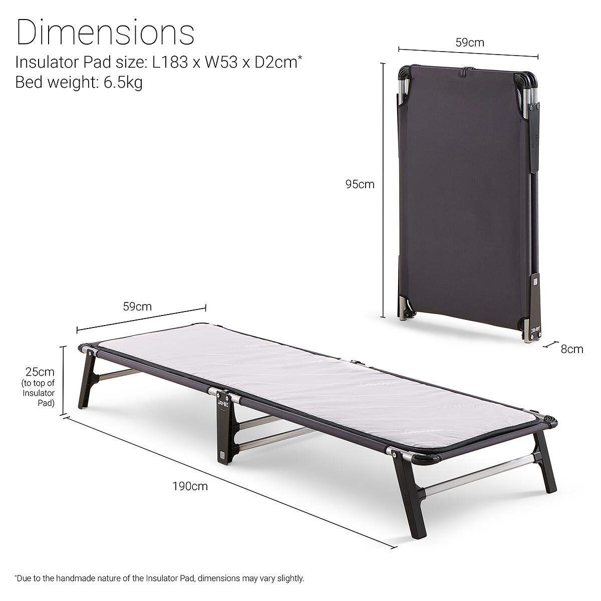 Jay-Be® Lite Folding Bed with e-Fibre Insulator Pad – image 13