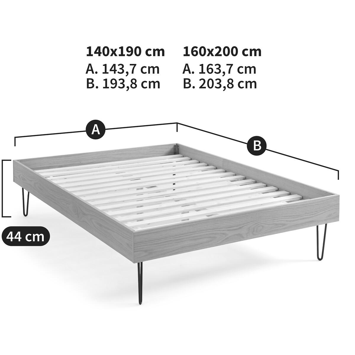 Cleon Oak Veneer Bed – image 7
