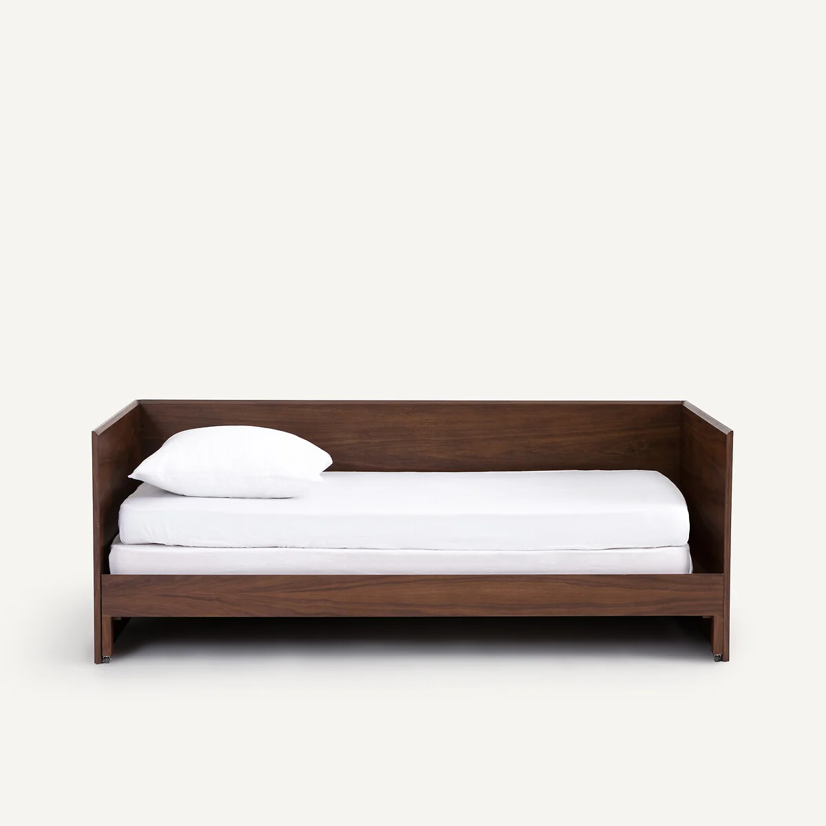 Working Walnut Veneered Pull Out Bed – image 4
