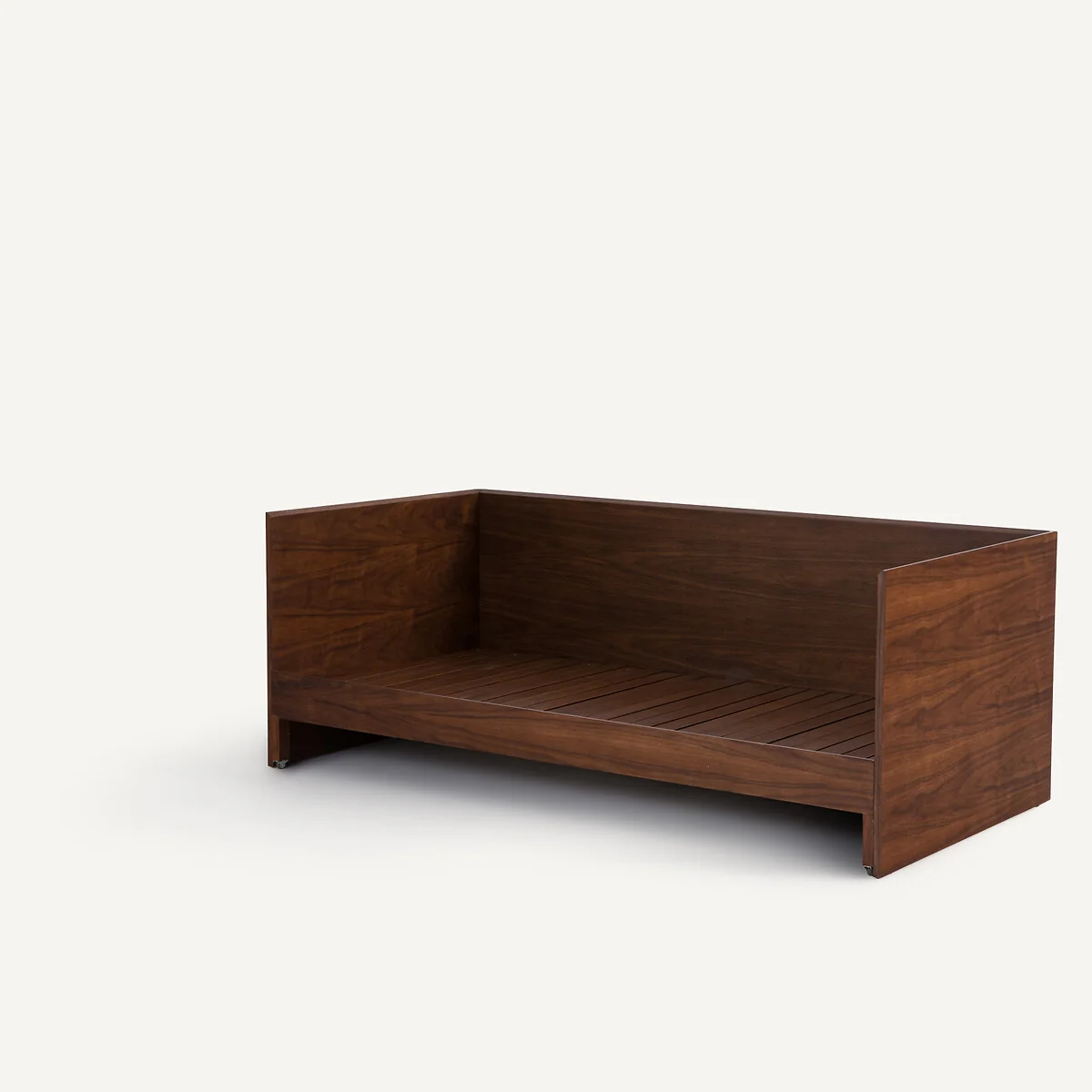 Working Walnut Veneered Pull Out Bed – image 5