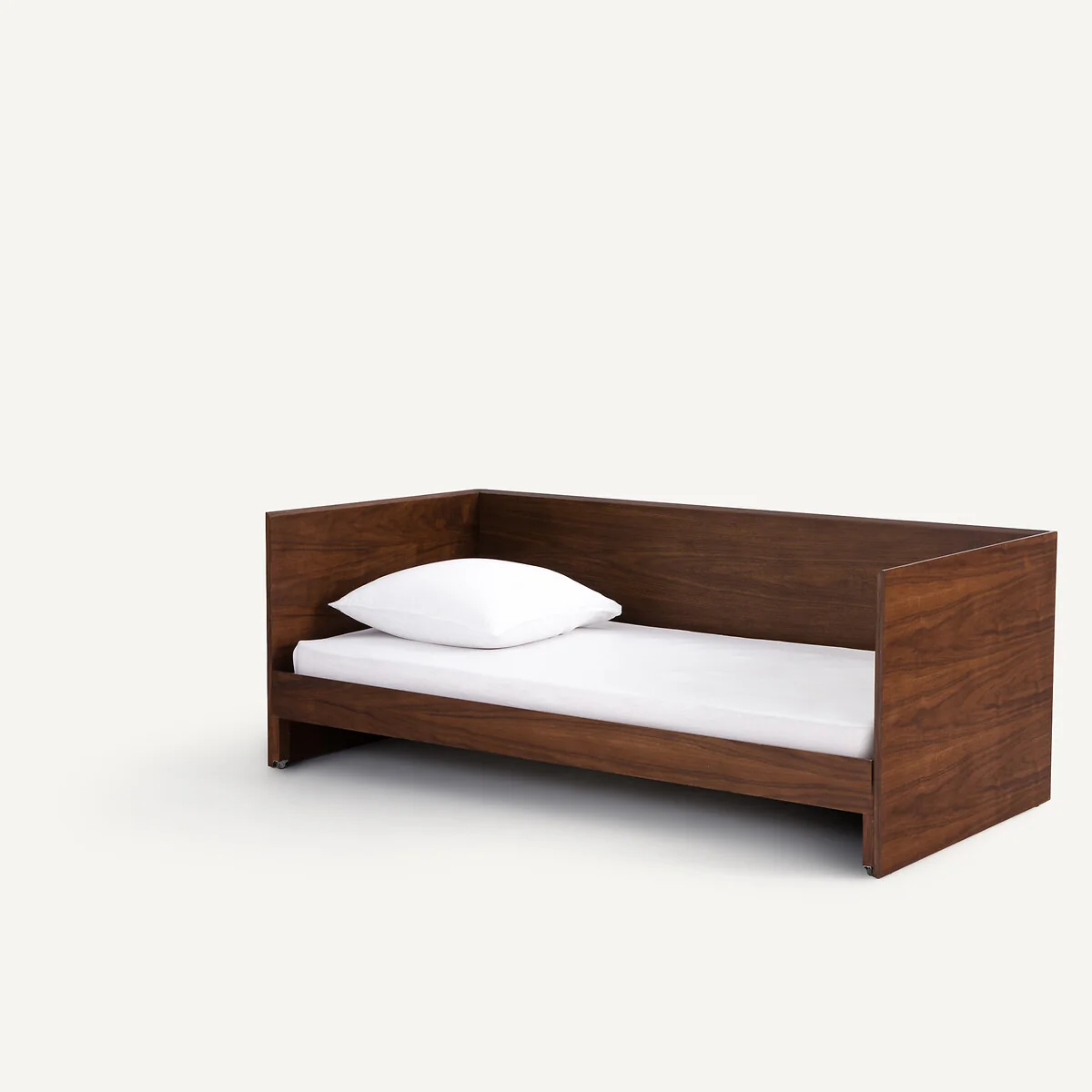 Working Walnut Veneered Pull Out Bed – image 6