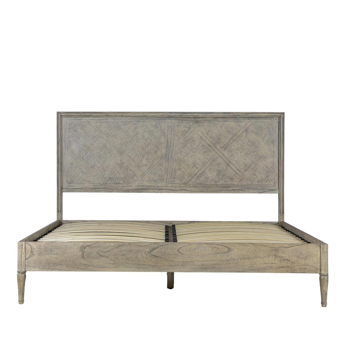 Nashik Ash Wood Parquet Wood Bed – image 2