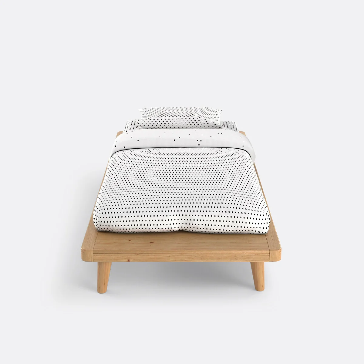 Jimi Platform Bed with Shelf & Base – image 2