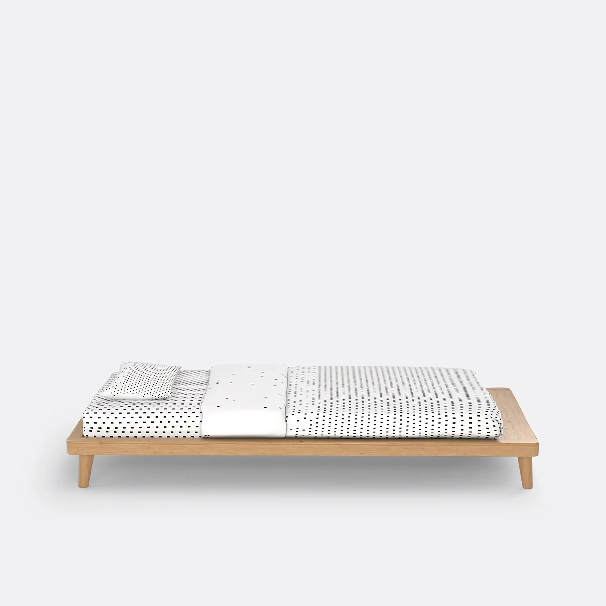 Jimi Platform Bed with Shelf & Base – image 3