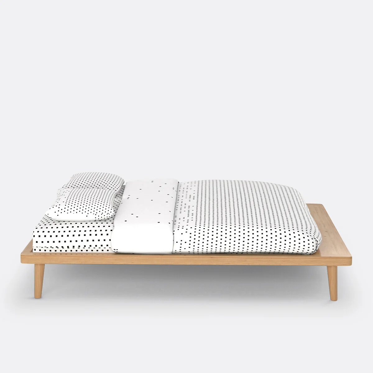 Jimi Solid Pine Platform Bed with Bed Base – image 4