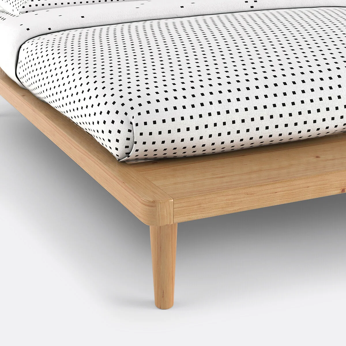 Jimi Solid Pine Platform Bed with Bed Base – image 6