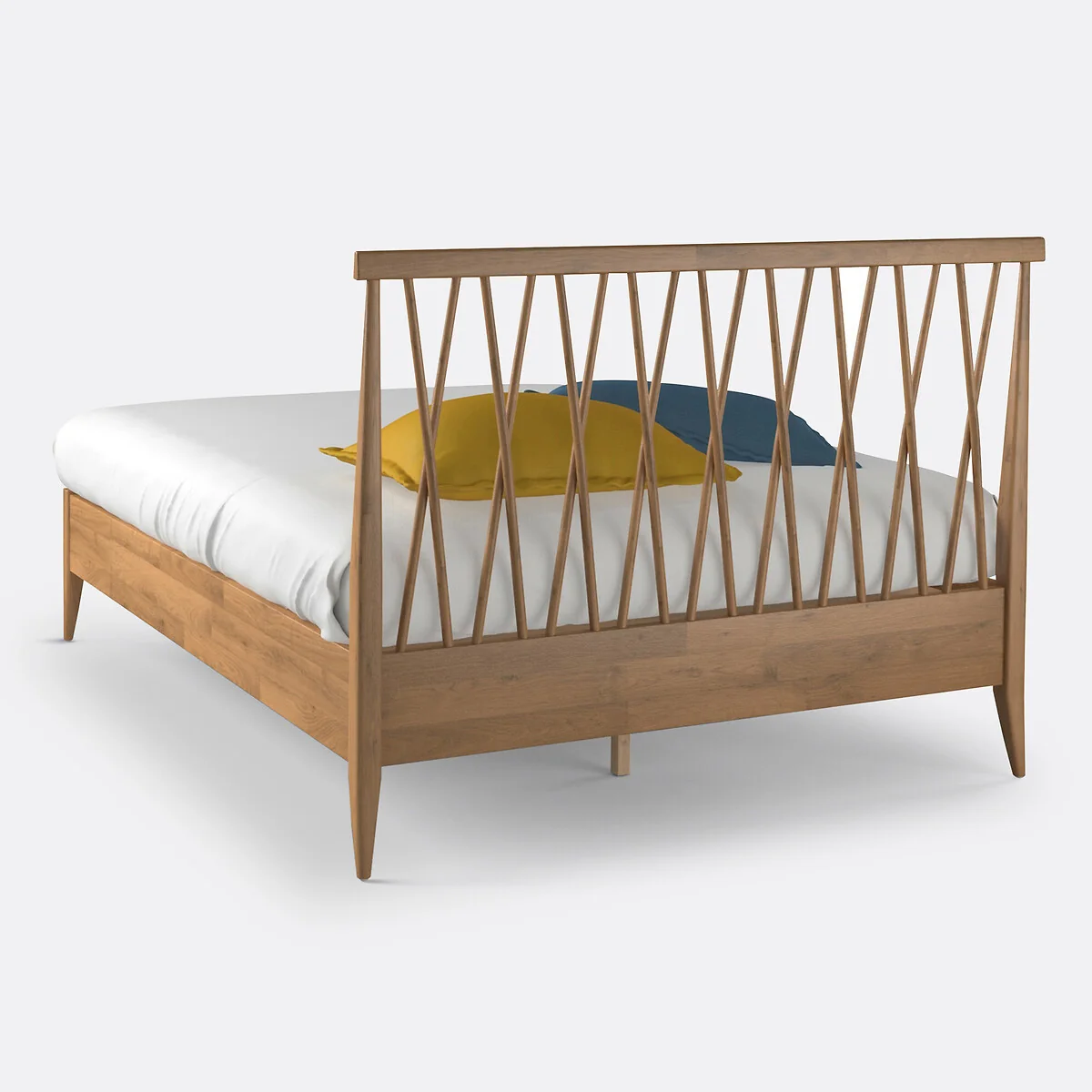 Quilda Soild Oak Bed – image 4
