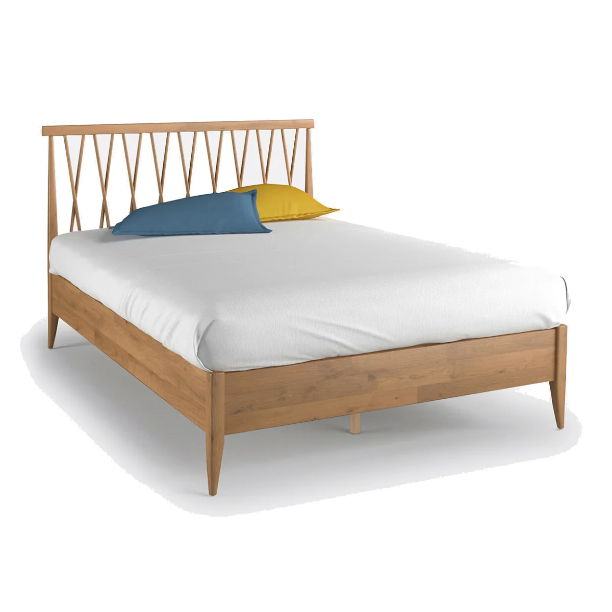 Quilda Soild Oak Bed – image 1