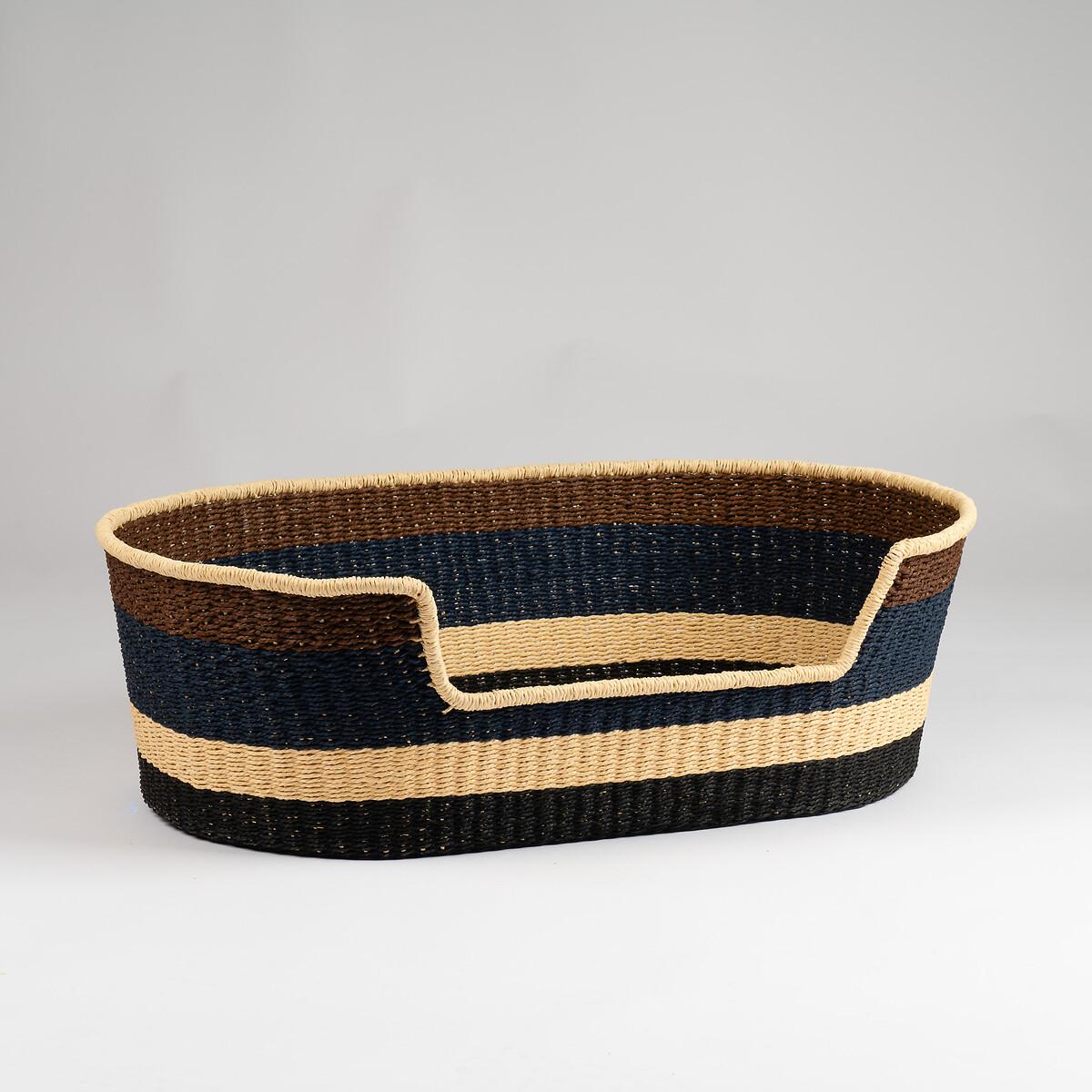 Navy & Brown Bed w/mat M – image 2