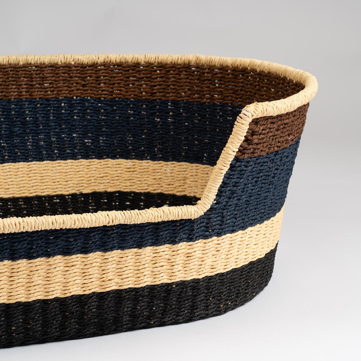 Navy & Brown Bed w/mat M – image 3