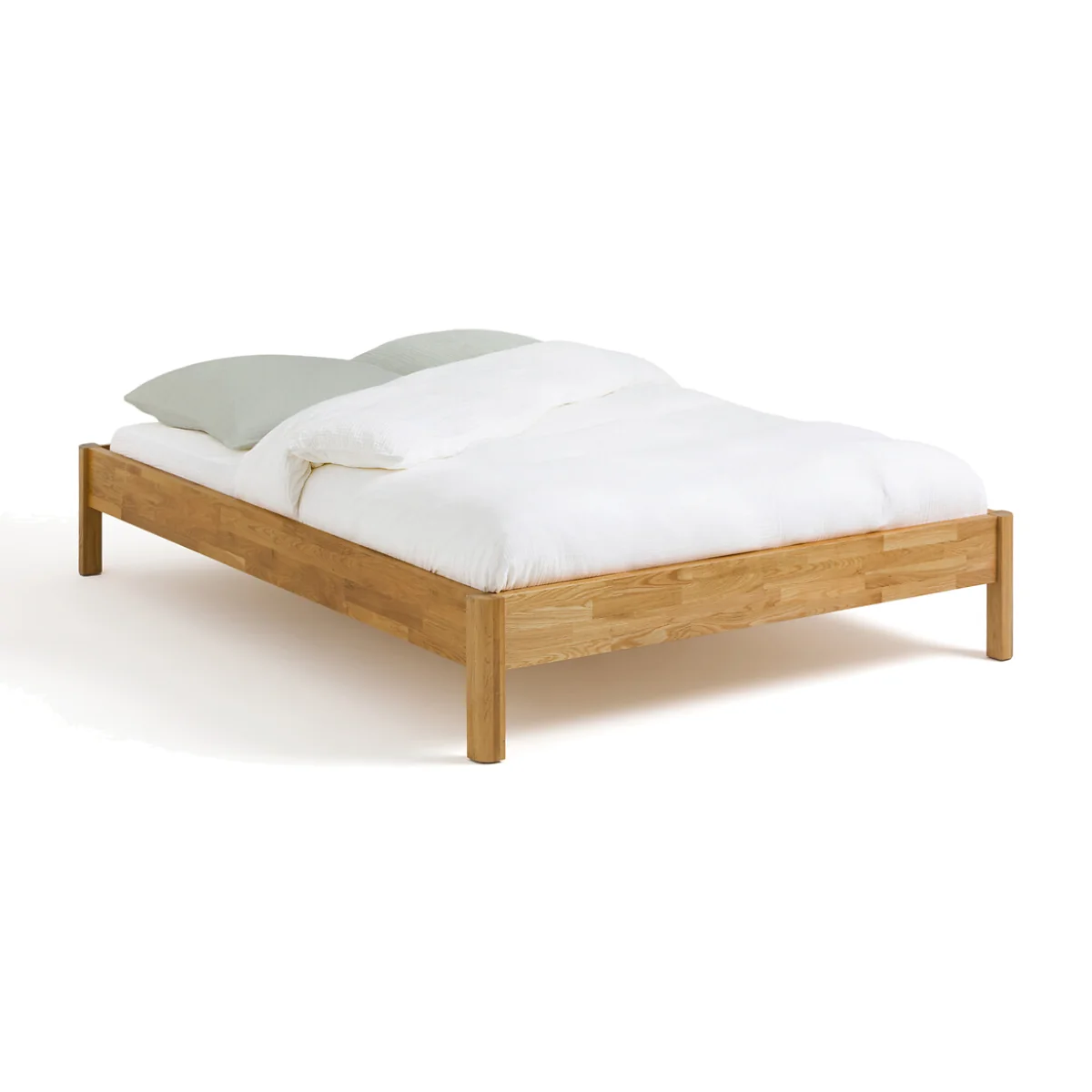 Zulda Solid Oak Bed Frame – image 1