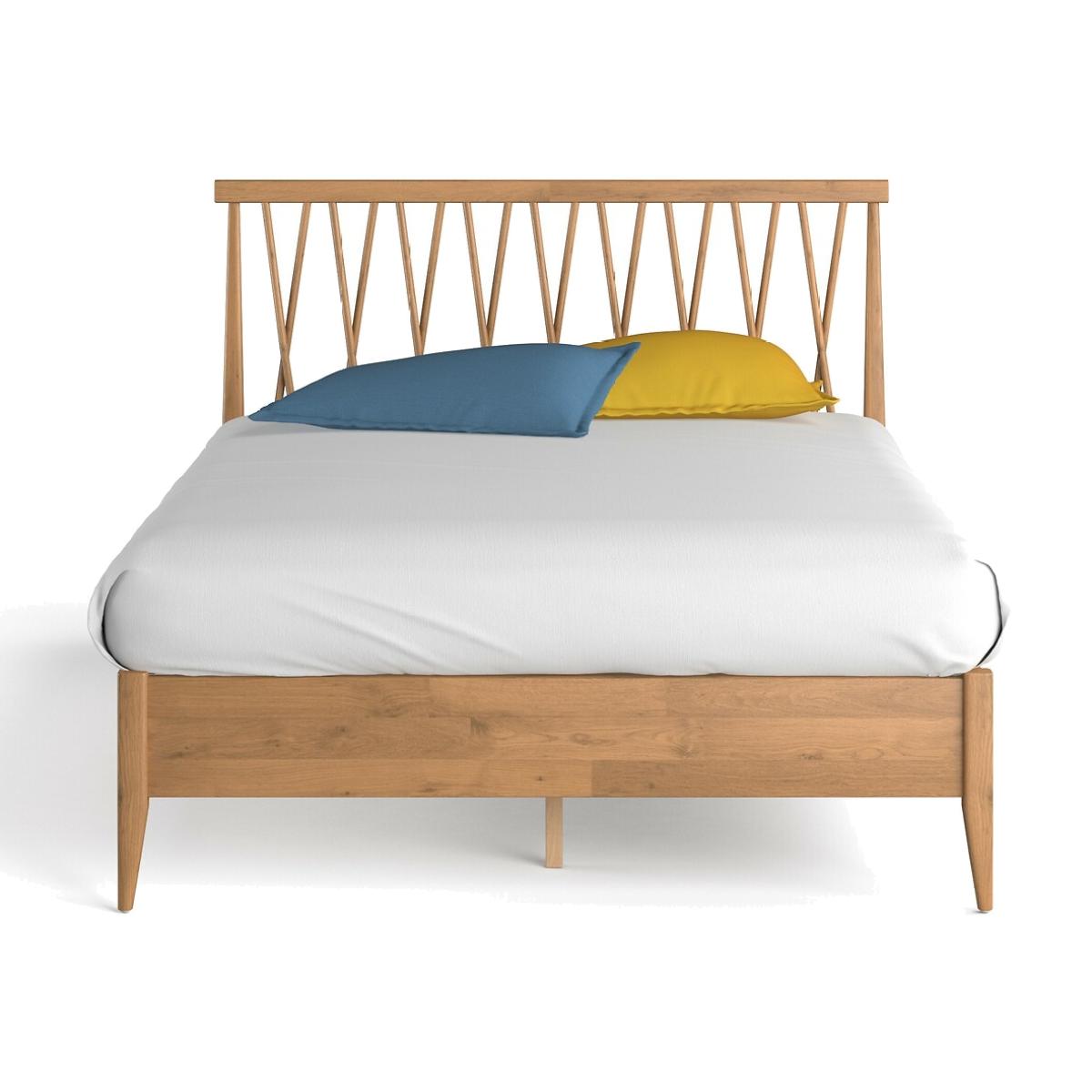 Quilda Soild Oak Bed – image 1