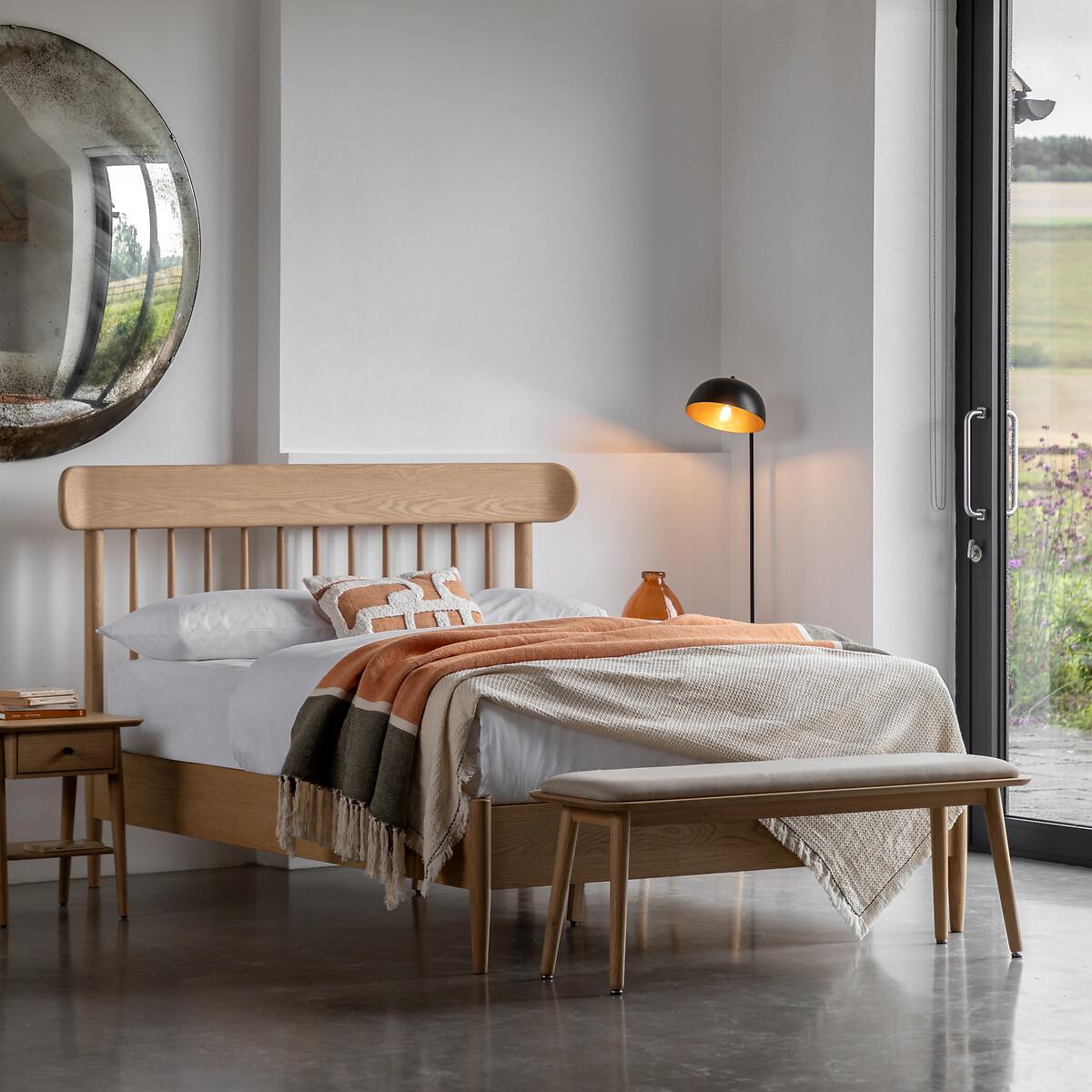 Hale Mid-Century Oak Spindle Bed – image 1
