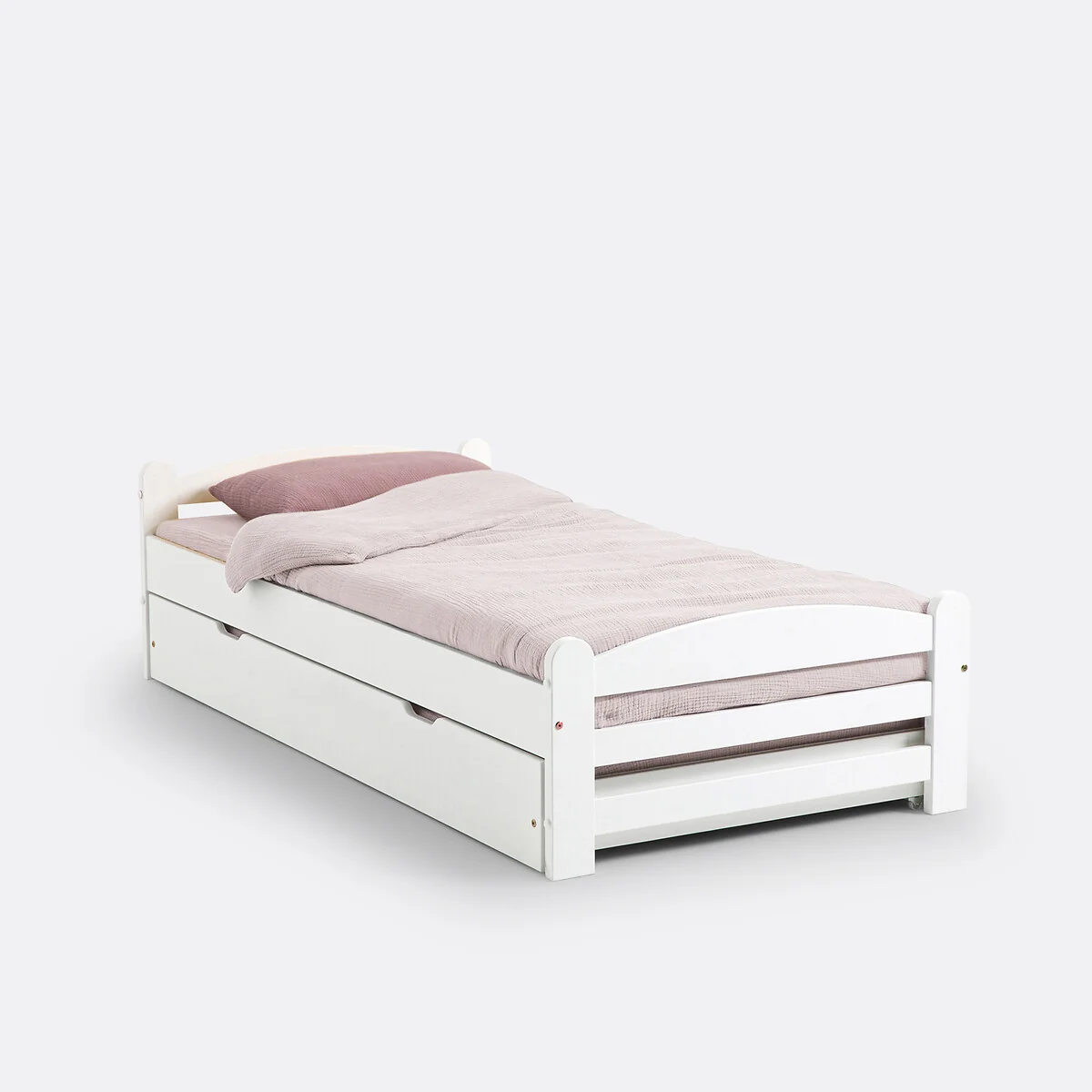 Loan Solid Pine Trundle Bed – image 5