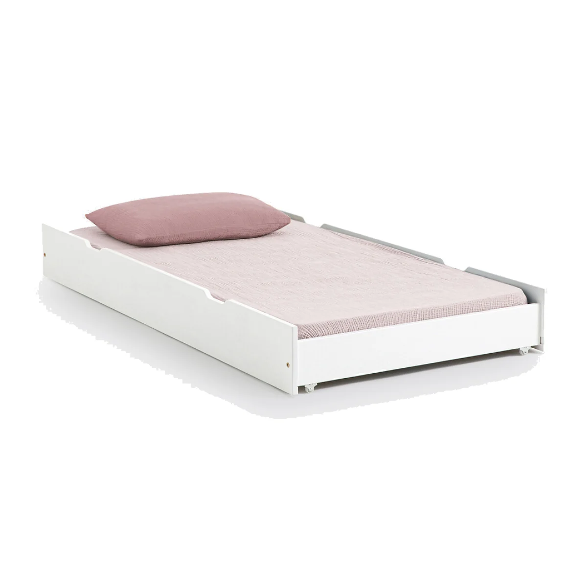 Loan Solid Pine Trundle Bed – image 1