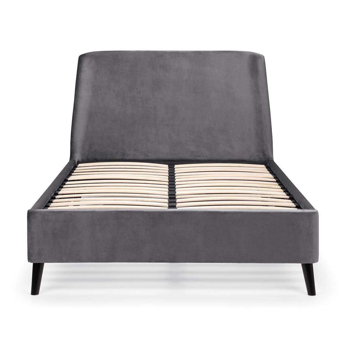 Messina Curved Velvet Bed – image 3