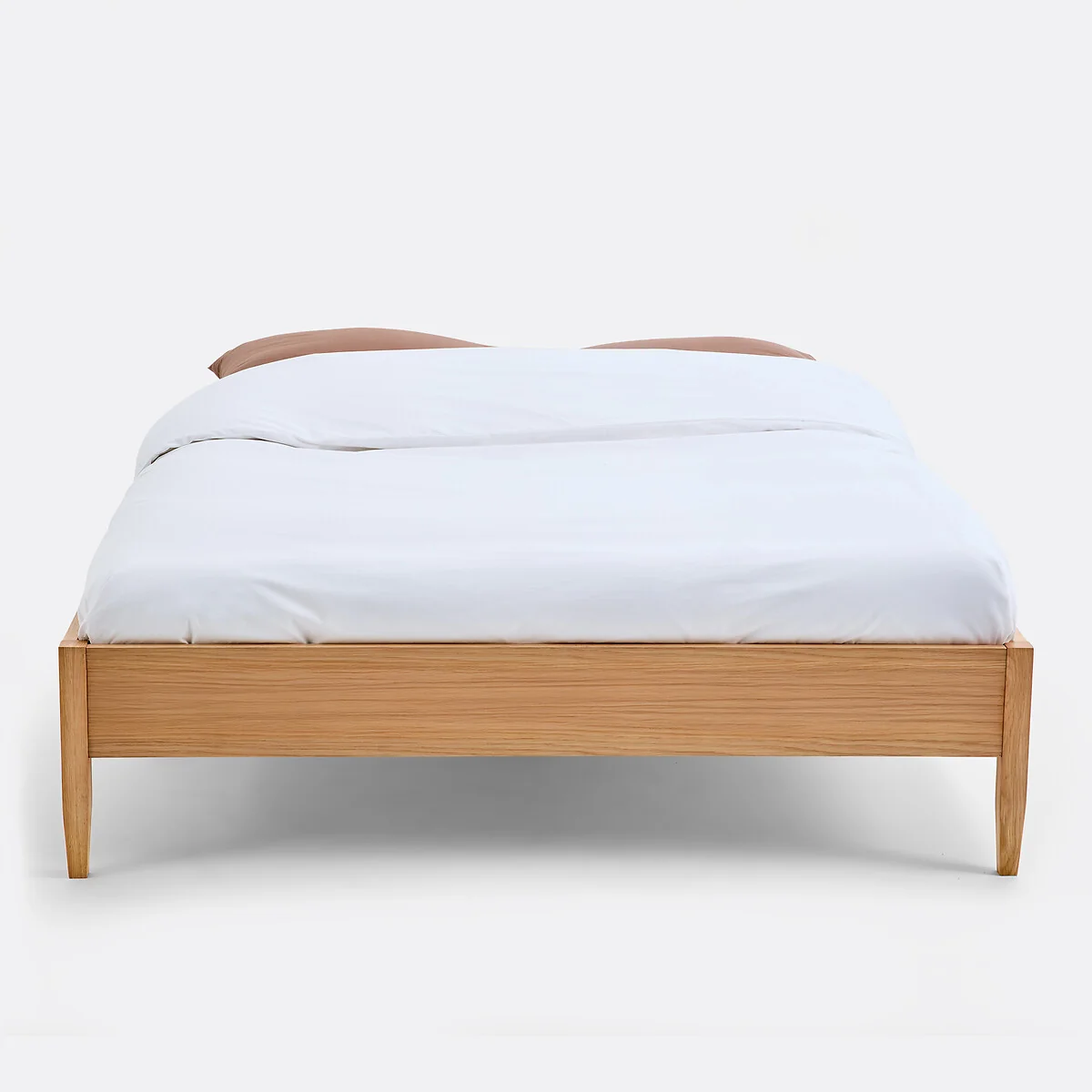 Madara Bed with Bed Base in Solid and Veneered Oak – image 2