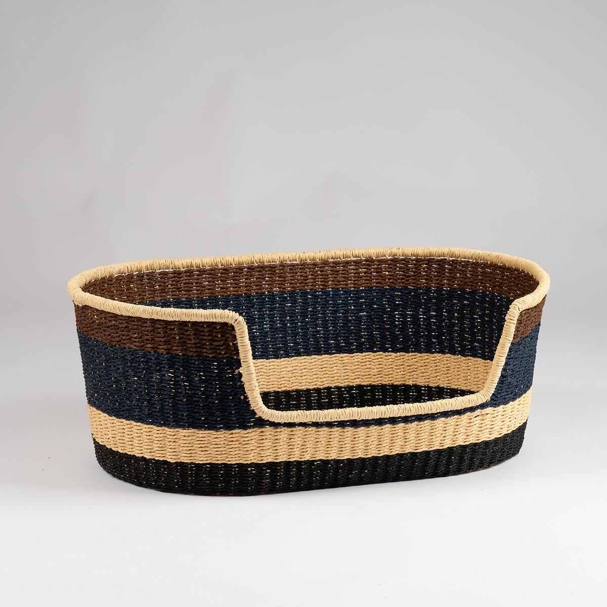 Navy & Brown Bed w/mat S – image 2