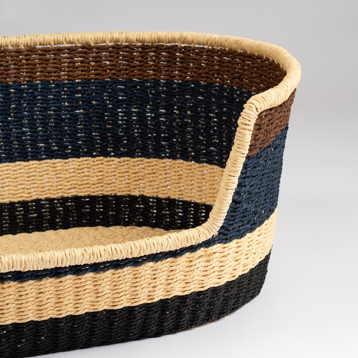 Navy & Brown Bed w/mat S – image 3