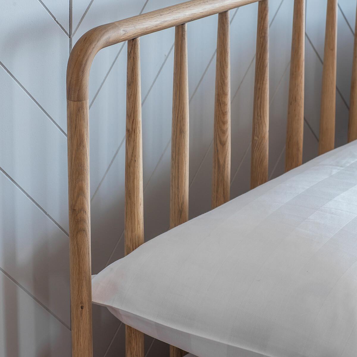 Uttara Scandi Oak Spindle Bed – image 3