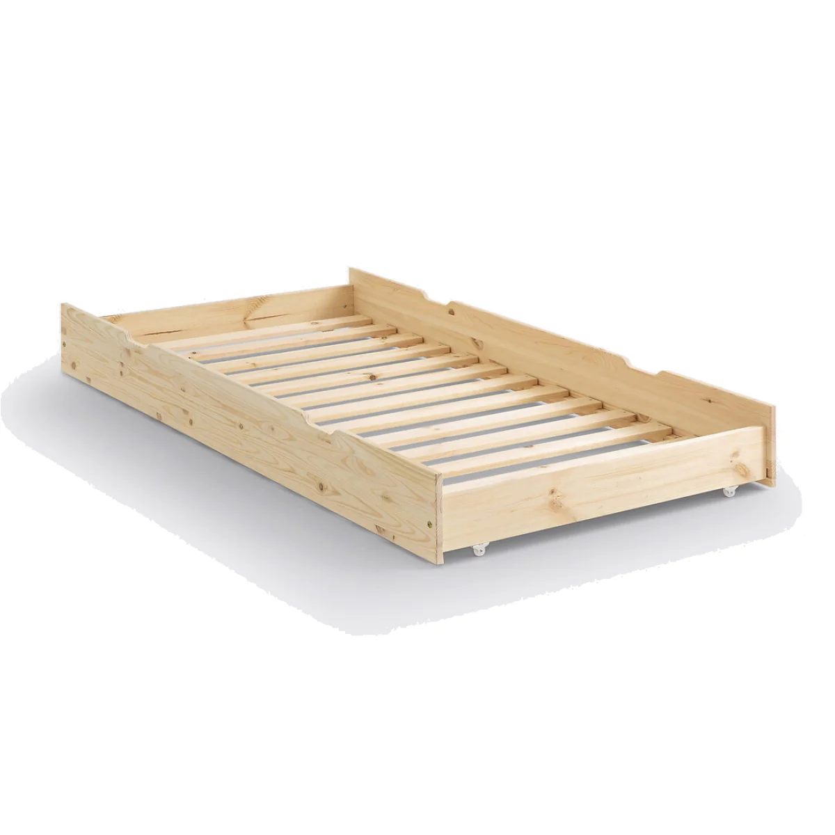 Loan Solid Pine Trundle Bed – image 1