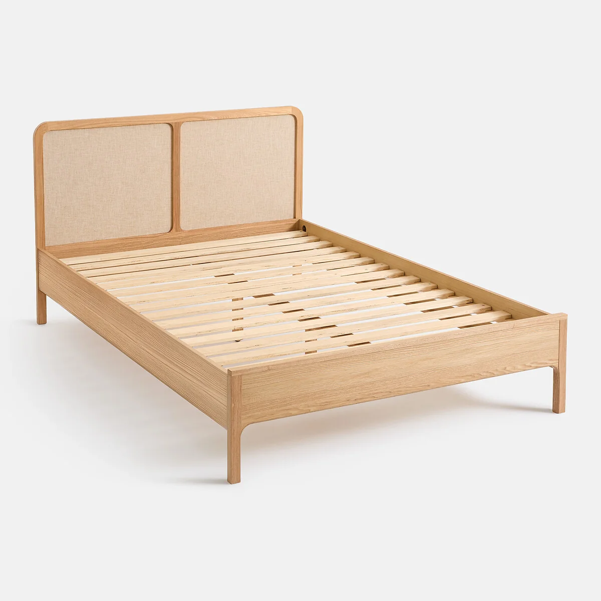 Esmara Ash/Veneer/Linen Bed with Bed Base – image 3