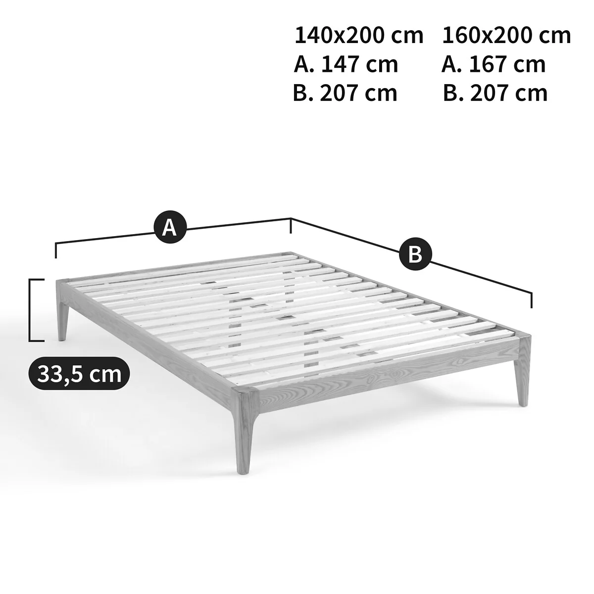 Agura Solid Ash Bed – image 6