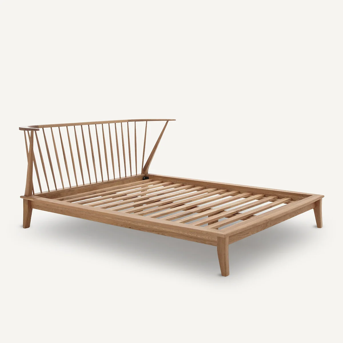 Caspian Bed For 2 in Solid Oak – image 3