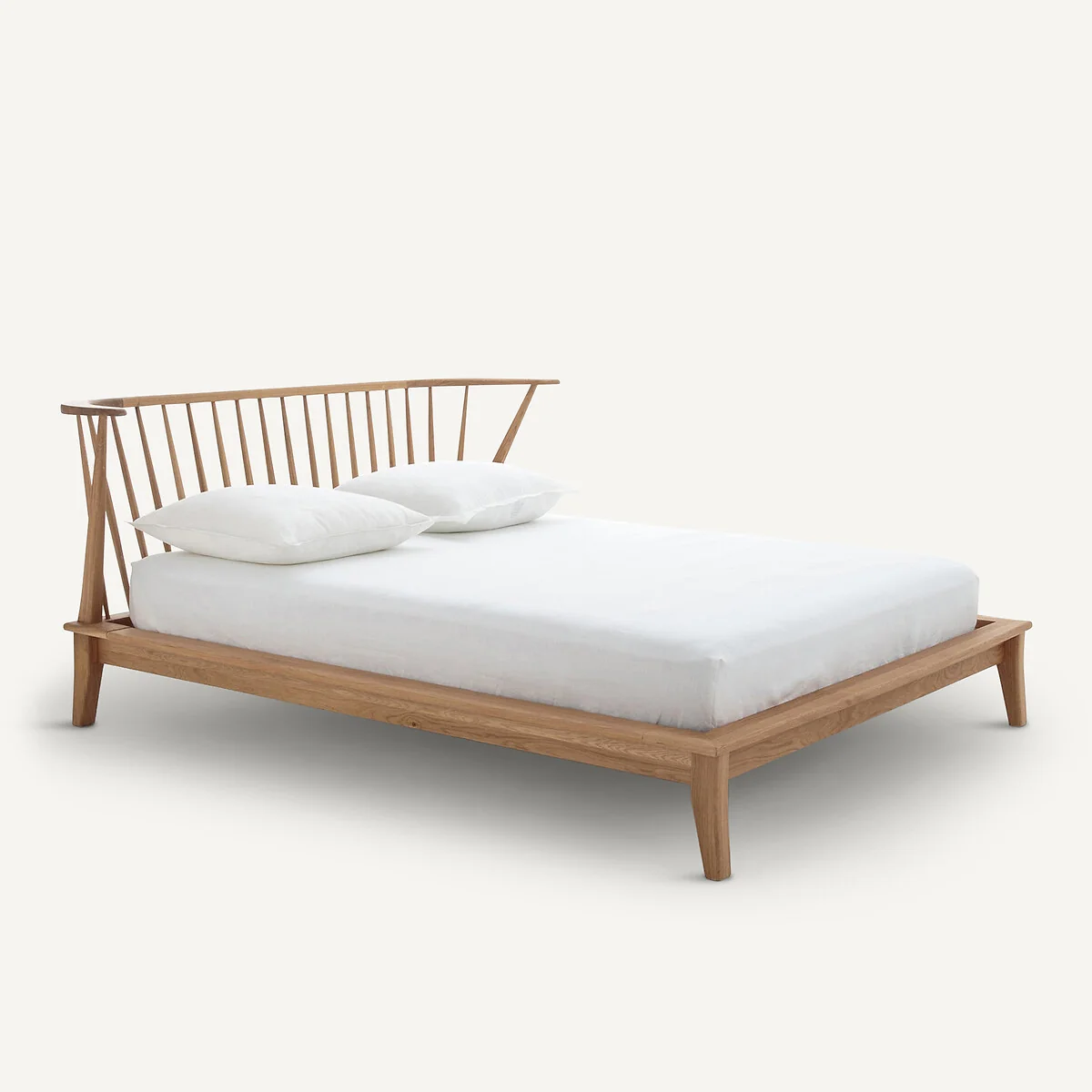 Caspian Bed For 2 in Solid Oak – image 5