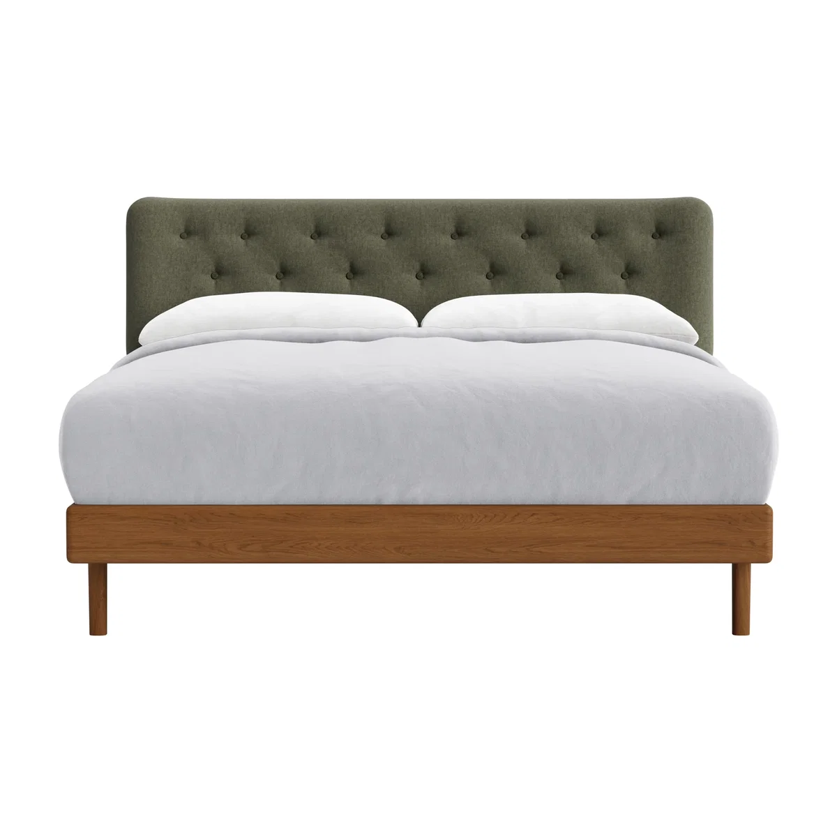 Dr Slow Bed, King (Baked Fig Clever Linen, Warm Ash) – image 1