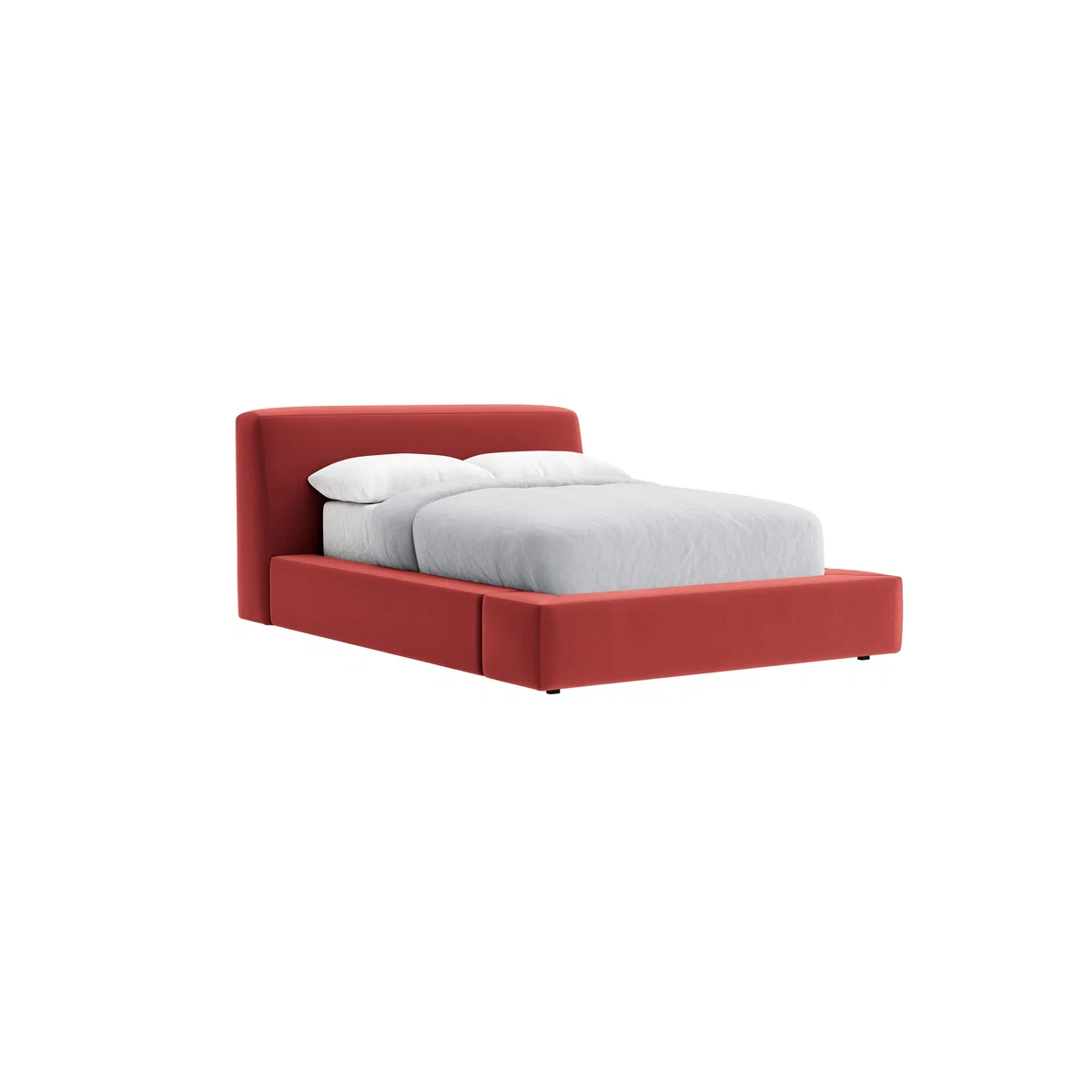 Double The Bedfather Bed in Rocking Horse Clever Velvet – image 2