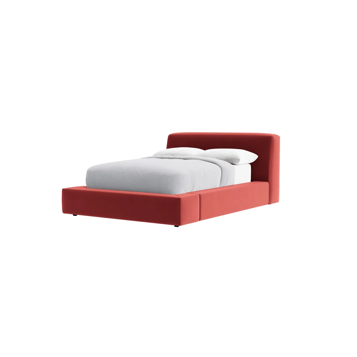 Double The Bedfather Bed in Rocking Horse Clever Velvet – image 6