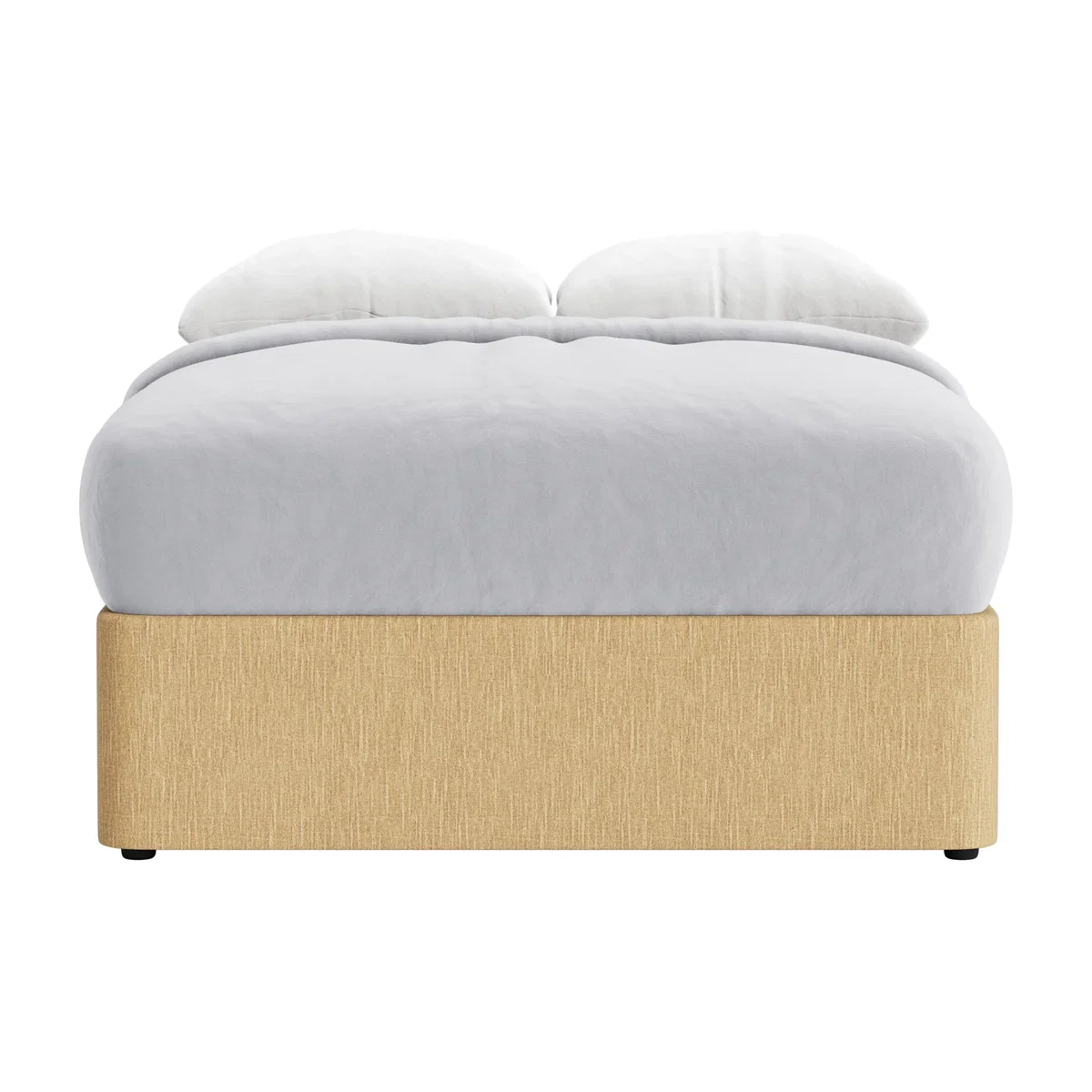 Side Stash 2 Drawer Bed, Double (Straw Hat House Fabric) – image 1