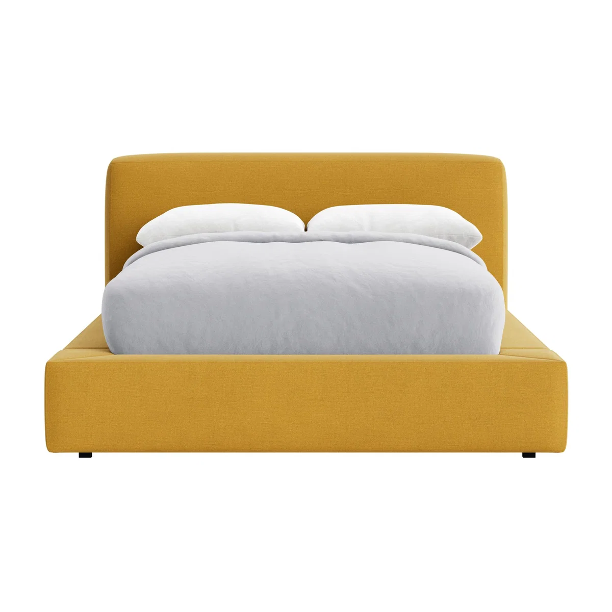 Double The Bedfather Bed in Butter Drip Clever Linen – image 1